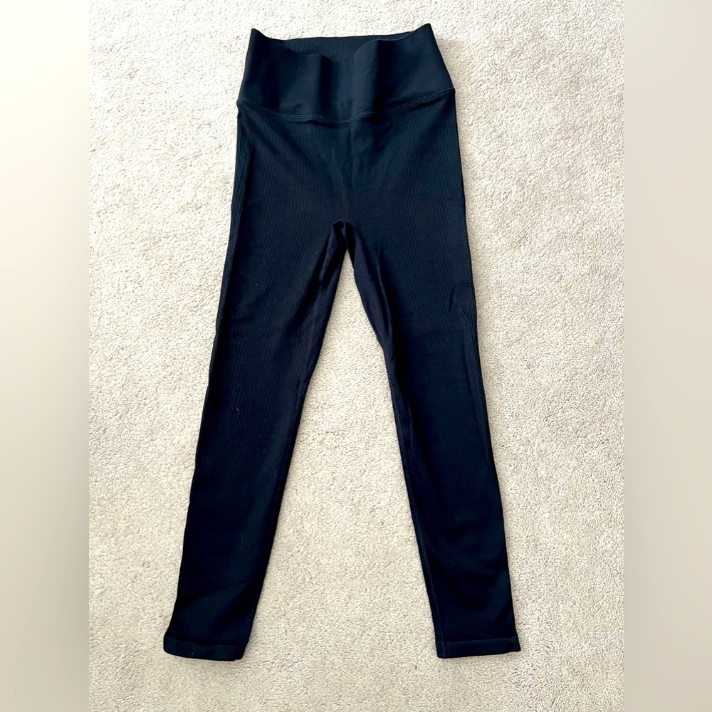 JCrew SculptStretch high-rise ribbed leggings
